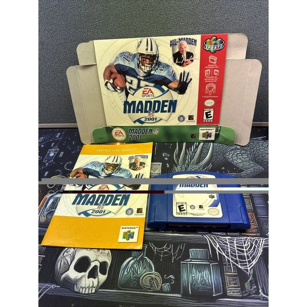 Madden 2001 Nintendo 64 Missing Box Insert